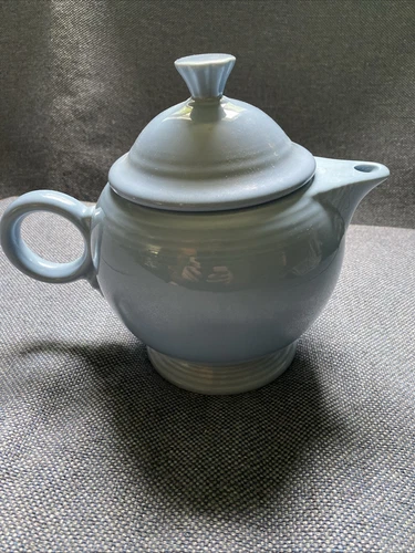 FIESTA Periwinkle Blue Fiestaware Tea Pot W/Lid Retired Color