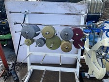 Gym Weight Lifting Weight Rack With Weights 