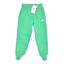 NEW Nike Kids Regular Size XS Green Fleece Jogger Sweatpants