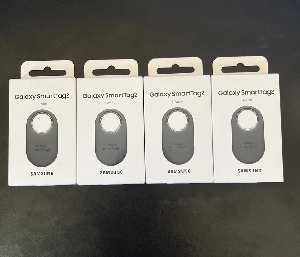 Samsung Galaxy SmartTag2 Black Item Locator Bluetooth Tracker Pack Of 4 - Image 3 of 3