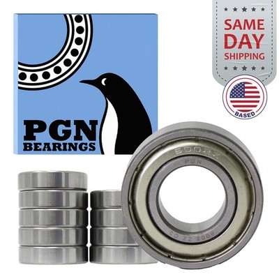 (10) 6002-ZZ Premium Metal Shield Ball Bearing C3 EMQ, 15x32x9, 6002 ZZ 6002z
