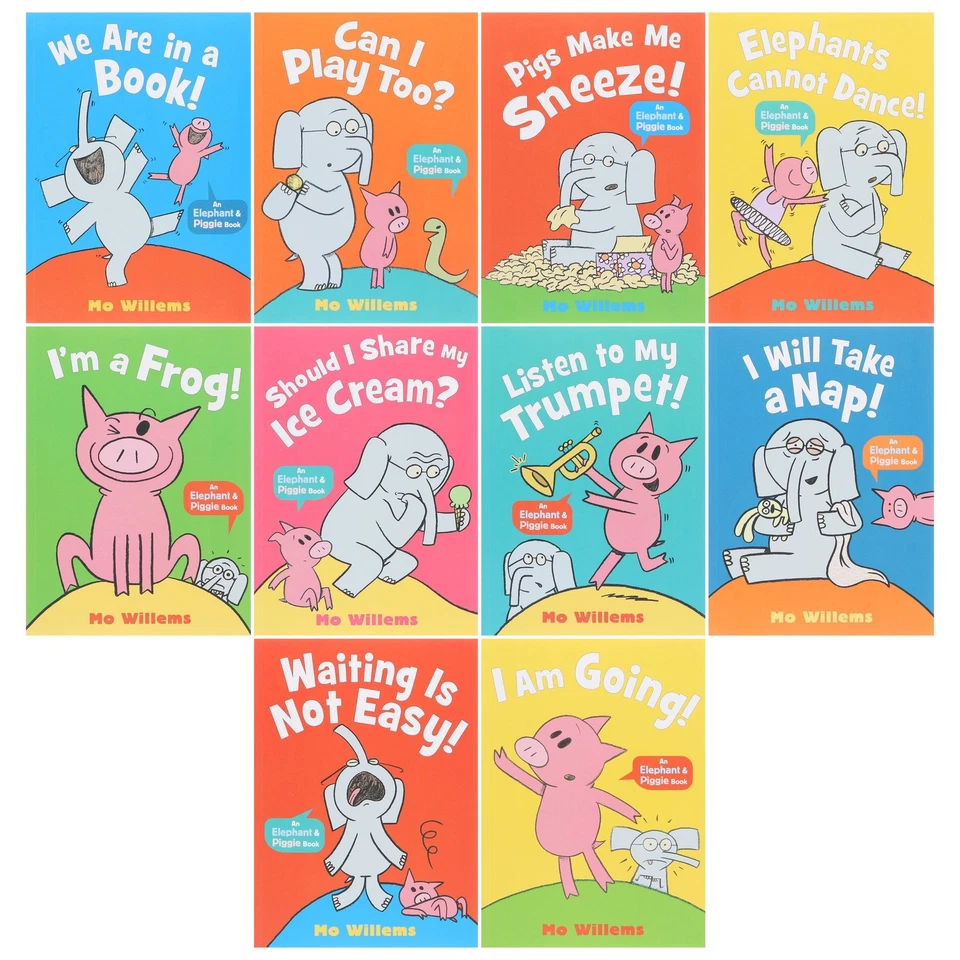 Elephant & Piggie, Best Friends For Ever! 10 Picture Books Box Set - Ages 4-8-PB - Image 3 of 4