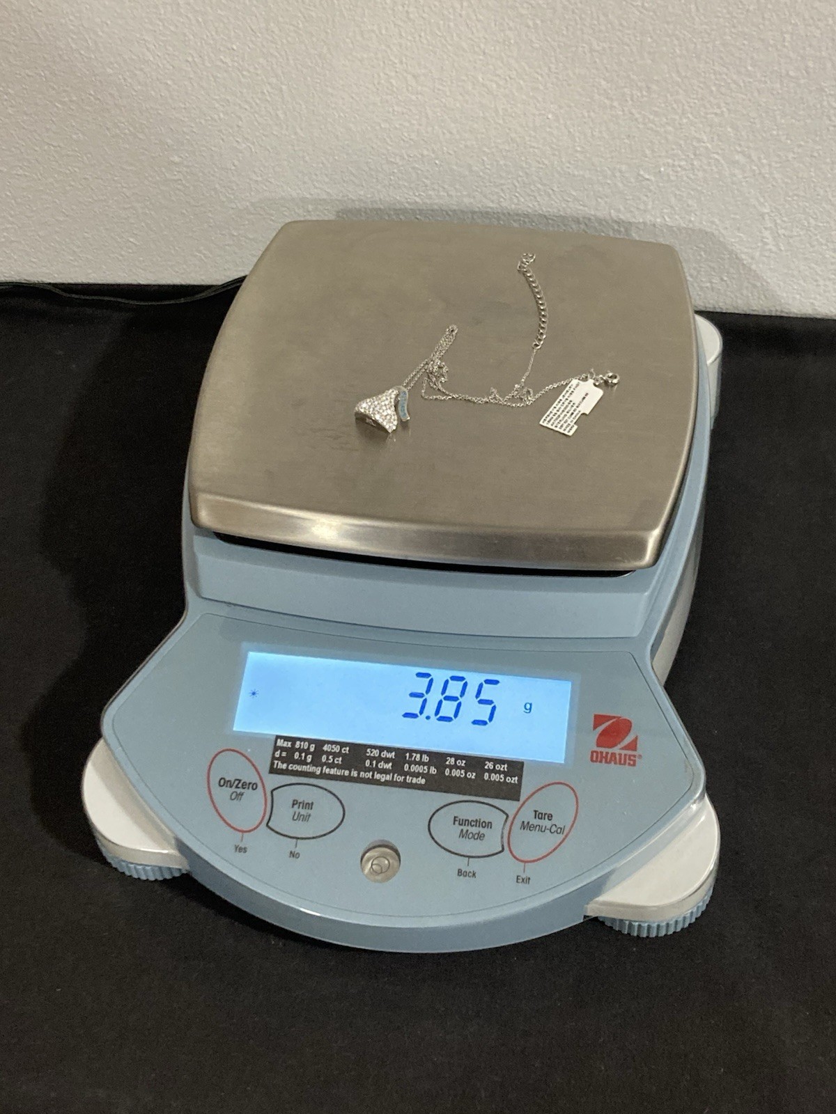 NEW WTJ 925 Sterling Silver Hershey’s Kiss Pendant & Necklace 18" WITH TAG & BOX