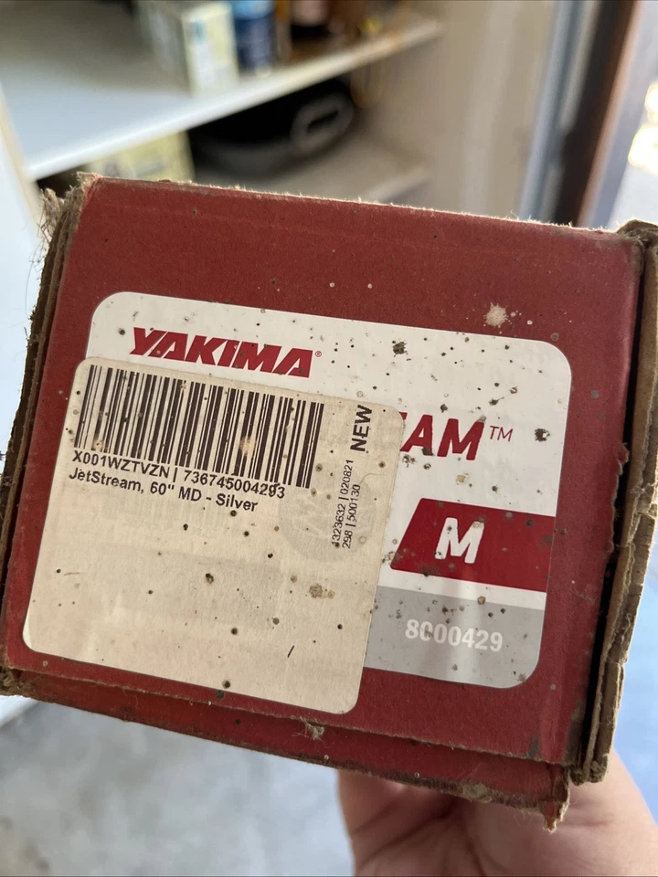 Yakima 60" Medium Jetstream 2x barras de carga transversal aerodinámicas para portaequipajes + tapas de extremo Foto 2 de 3