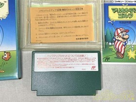 NINTENDO Mario Open Golf Famicom Software