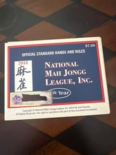 2013  National Mah Jongg League Card/Rule  Standard Print