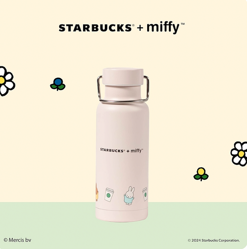 Starbucks Miffy Tumbler Edelstahl Trinkflasche Collaboration Limited 16oz - Bild 4 von 5