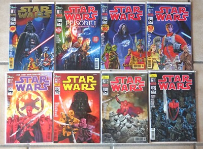 8x Star Wars-Dino Verlag Comic -Heft 1,2,3,5,6,7,9, Episode I Heft 1-Deutsch