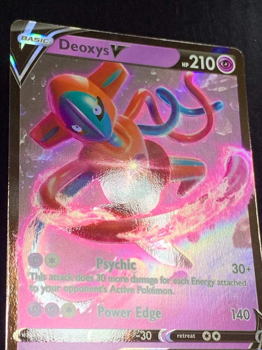 Pokémon TCG Deoxys V SWSH Black Star Promos SWSH266 Holo Promo