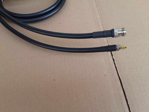 Cable coaxial macho LMR-400 (CNT-400) N hembra a SMA hecho en EE. UU. - Imagen 2 de 3