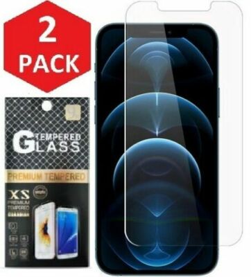 2x iPhone 12 Pro Max Panzerfolie Premium Schutzglas Echt Glas Display 9H Schutz