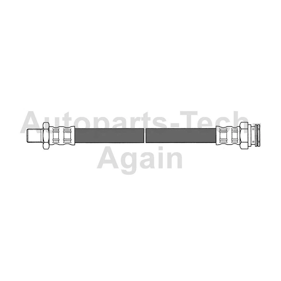 Juego de 2 mangueras hidráulicas de freno delanteras Centric Parts para Datsun 510 1968-1972 Foto 4 de 4