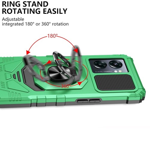 For AT&T Propel 2 5G 2024 Case Armor Ring Magnetic Stand Cover+Tempered Glass - Picture 29 of 43