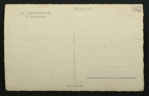 FRANCE 1142-PHILIPPEVILLE -La Minicipalité (Photo) - Imagen 2 de 2
