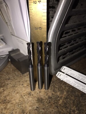 4MM.1575  (3PCS)2FL DRILL RECONDITIONED SUPER SHARP REGULAR $188 NOW $30
