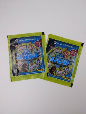 Unopened 2019-20 Liga Panini La Liga Santander Trading Cards pack. Lot of 2 