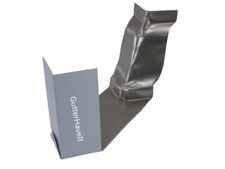 1 - Aluminum 5 - Inch Gutter Inside Strip Miter Color White