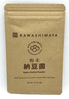 Kawashimaya Natto Bacillus Powder Starter 3g for 30kg Natto Economy Ship