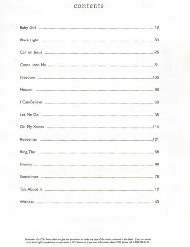 The Nicole C Mullen Songbook Piano Guitar Vocals Chords Sheet Music Book - Picture 2 of 4