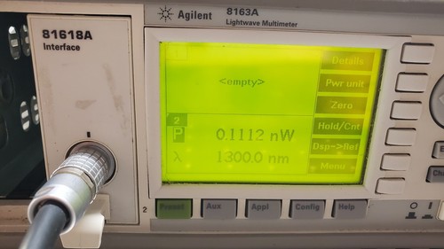 Cabezal óptico Agilent 81624A InGaAs, 5 mm de diámetro calibración fresca (9-10-21) - Imagen 5 de 12
