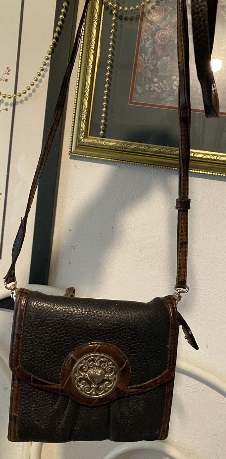 PONY Borsa a tracolla BRIGHTON PETITE pelle plissettata MG HEART portafoglio organizer
