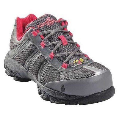 Nautilus Safety Footwear N1393 7.5W Athletic Style Shoe,Women,7-1/2W,Gray,Pr