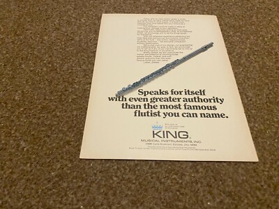 JBF50 WERBUNG 11X8 KÖNIG INSTRUMENTENFLÖTEN