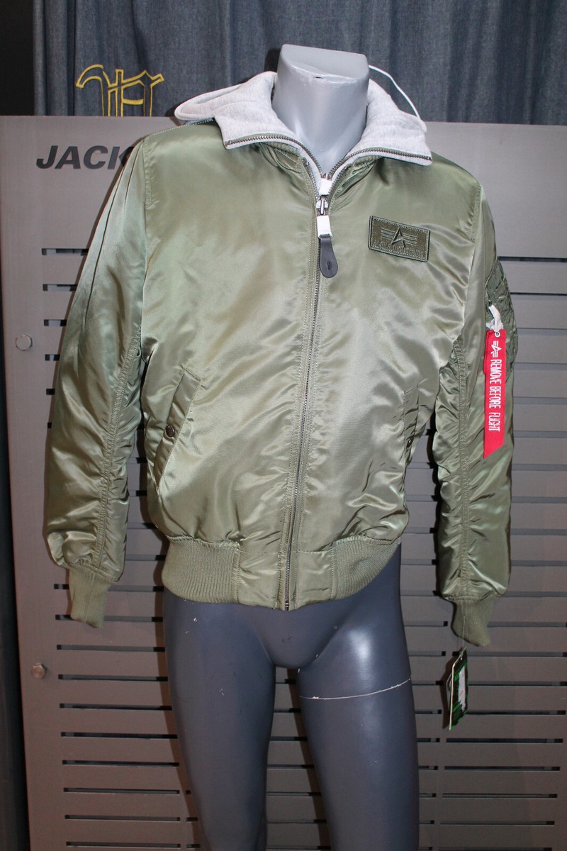 Alpha Industries MA-1 D-TEC 183110/01 Sage Green Pilot Bomber