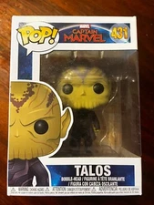 Funko Pop Talos Captain Marvel Movie Vinyl Figure #431 Marvel Comics Brand New