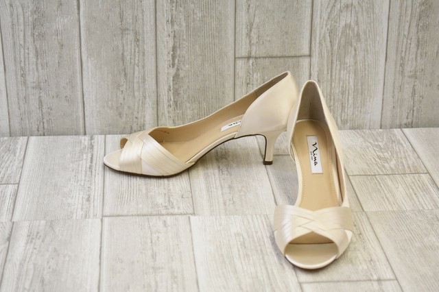 nina satin pumps