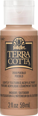 7018 Terra Cotta Acrylic Paint 2Oz Textured Finish DIY Crafts Art Supplies