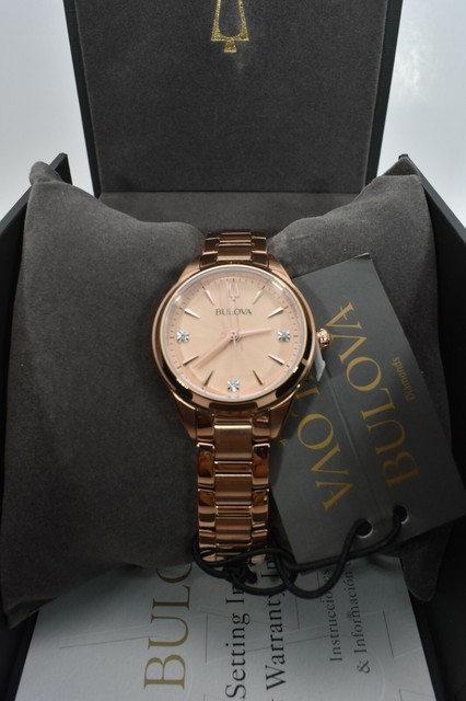 bulova sutton rose gold