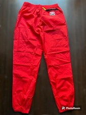 VTG Marlboro Men's Packable Nylon Athletic Track Pants Red Sz Large