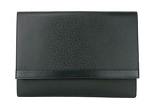 LOUIS VUITTON Pochette Clutch Green Taiga Leather Bag Secondary Bag France