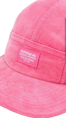 🔥NEW🔥Surpreme Corduroy Pocket Camp Cap|FW24|OS|Pink