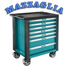 TOTAL CARRELLO PORTAUTENSILI - 7 CASSETTI - COMPLETO CON 162 UTENSILI