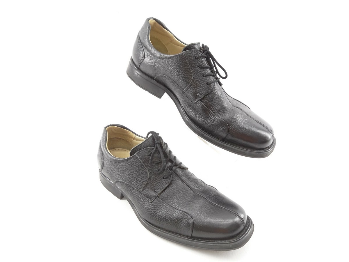 Studio Belvedere BAY BRIDGE Black Leather Mens Oxford Dress  display picture 1