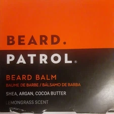 Patrol Grooming Beard Patrol Balm 2 oz lemongrass. M&M products