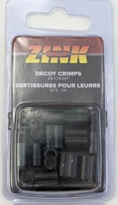 NEW Zink Calls Decoy Crimps for Duck and Geese 2 Pack With 48 Total Crimps. 