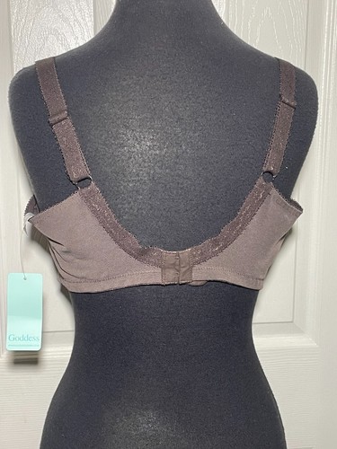 Goddess Keira Bra Chocolate Banded Side Support Full Cup 6090 SIze 38DD - Picture 6 of 6