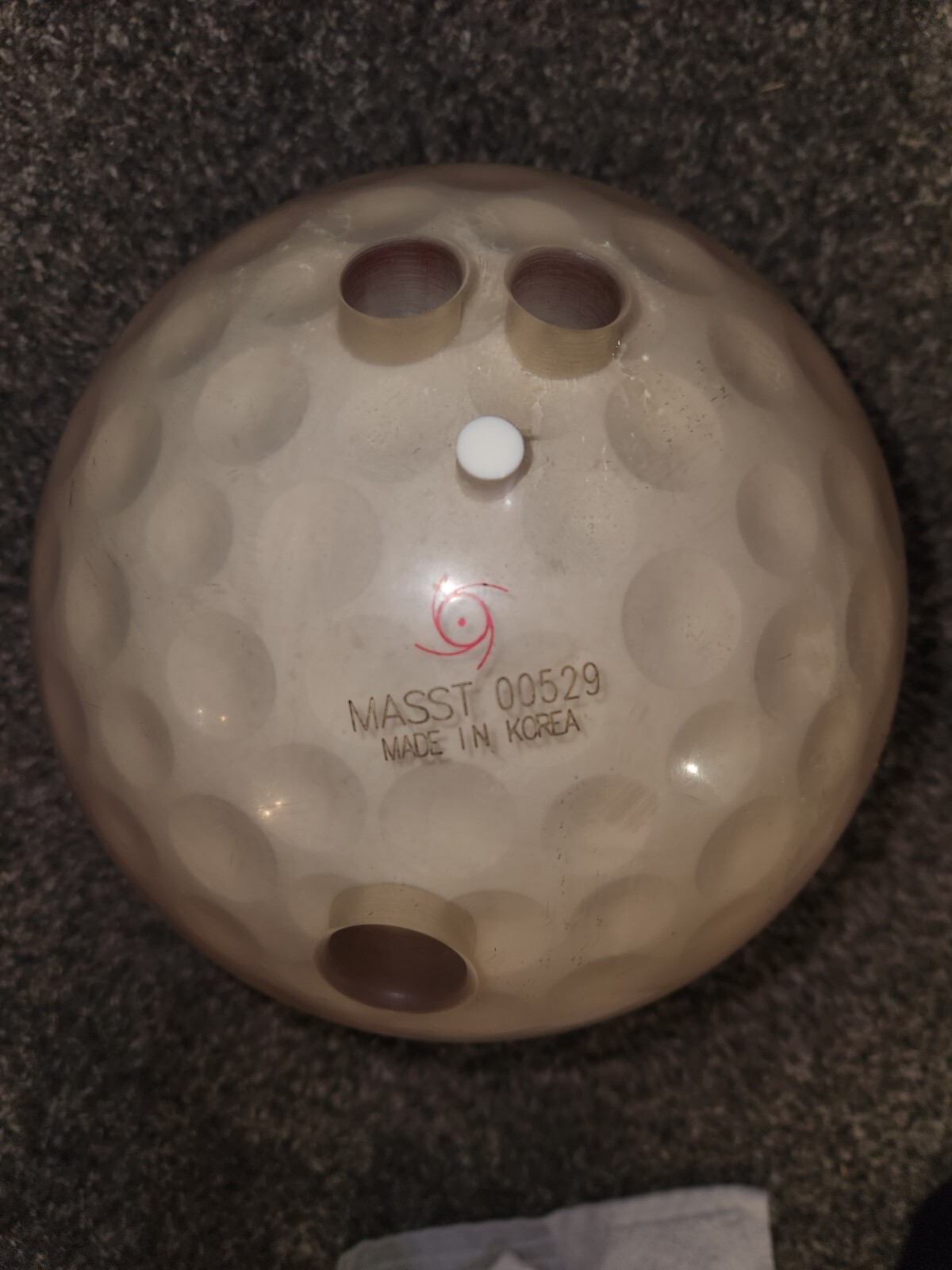 Storm Golf Ball Spare Bowling Ball Clear 15 Lbs RARE! eBay