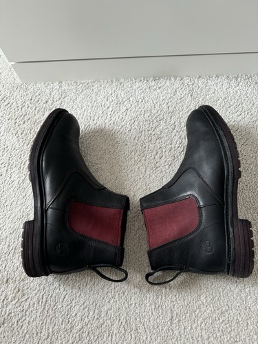 Timberland Herren Schuhe Chelsea Boots Leder Stiefel Gr.45 Top Zustand - Bild 3 von 8