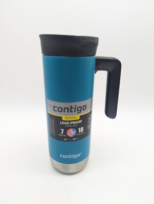 Contigo Superior 2.0 Stainless Steel Travel Mug with Handle, 20 oz -  Juniper | eBay