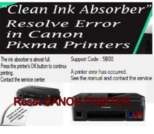 Reset Canon, Service tool canon v6000, E, G, IB, IP, IX, MB, MG, MX, TS, T