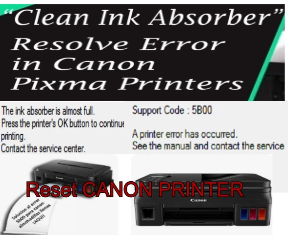 Reset Canon, Service Tool Canon V6000, E, G, IB, IP, IX, MB, MG, MX, TS, T