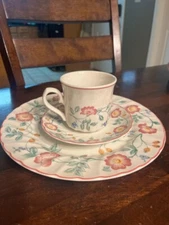 Briar Rose by Churchill  3 Piece Place Setting Staffordshire England