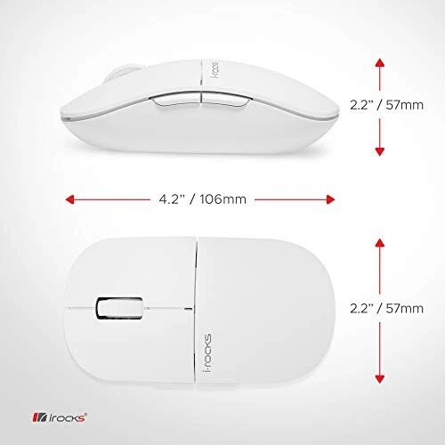 i-Rocks M23R 2.4G Wireless Silent Slim Mouse with USB Nano Receiver - Image 4 of 4