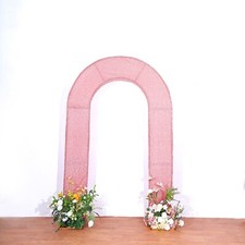 8 feet Fitted Spandex Shimmer Tinsel Open Arch Backdrop STAND COVER Decorations