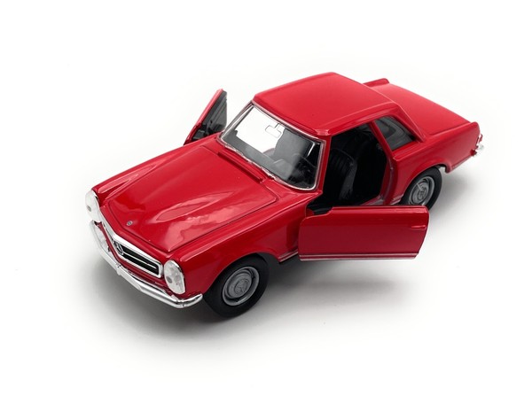 Modellauto Mercedes Benz 230SL 1:34-39 Rot Miniatur Fahrzeug-image