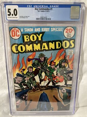 Boy Commandos #1 (September-October 1973, DC Comics) Rare, CGC Graded (5.0)